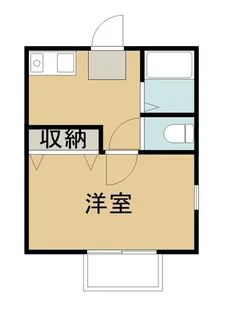 ベルハイム天神【1階】の間取り