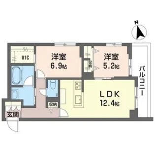 カーサレジオ戸塚【3階】の間取り