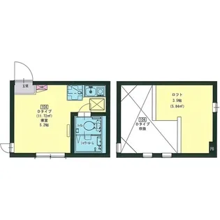 フロンティア星川【1階】の間取り