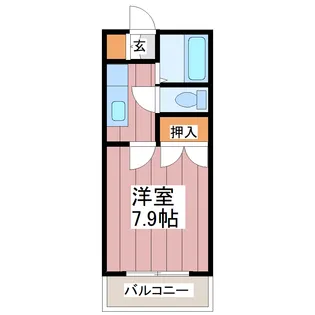 千葉コーポレーション【3階】の間取り