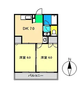 MATSUGIハイツ【3階】の間取り