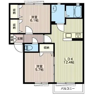 コアロード【1階】の間取り