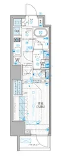 リテラス蒲田【13階】の間取り