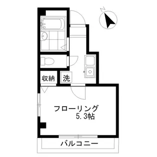 バーンフリート横浜【3階】の間取り