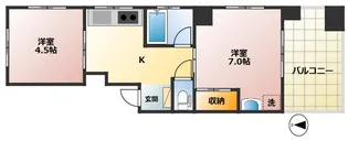アシスト第3駒込マンション【1階】の間取り