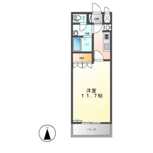 ヌーベルマリー【2階】の間取り