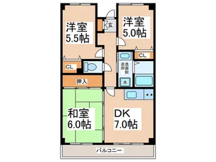 サザン コ-ト【2階】の間取り