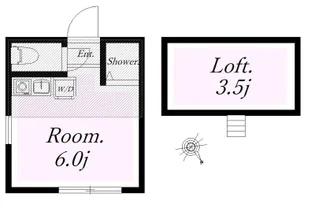 ユナイト安針ネイマール【2階】の間取り