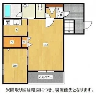 リブズ菊池II【2階】の間取り