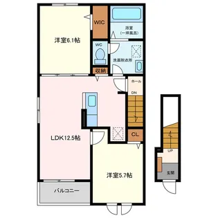 エル・ブランシュ【2階】の間取り