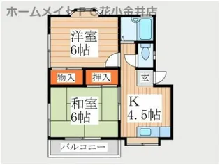 エクセル光【2階】の間取り