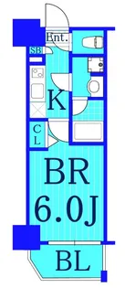 ガーラグランディ横浜鶴見【8階】の間取り