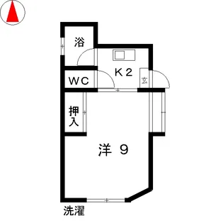 立石パレス【1階】の間取り