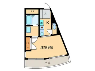 アップルハイツ南芥川【4階】の間取り