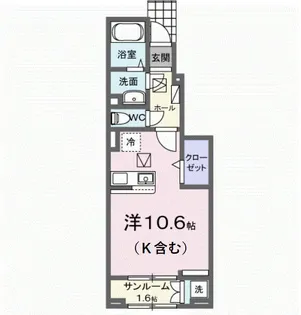 S・GVI【1階】の間取り
