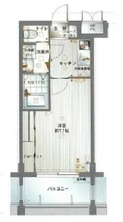 サヴォイテンジンクォーター【8階】の間取り