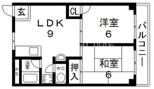 三佳マンション【2階】の間取り
