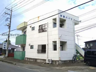 砂原ハイツ(藤岡市立石新田)【1階】の外観
