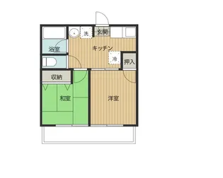 シティハイム Uハイツ【1階】の間取り