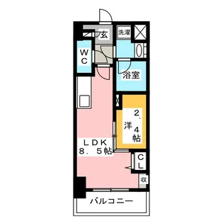 ポルタニグラ大須【10階】の間取り