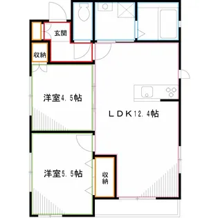 フェリーチェ【3階】の間取り