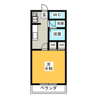 リリーブ新田【2階】の間取り