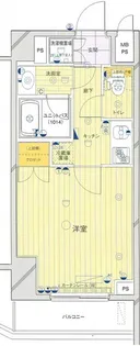 ルーブル王子【4階】の間取り