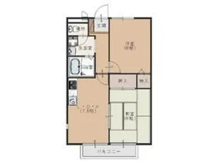 エスポワールC【2階】の間取り