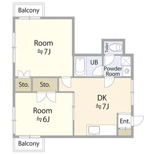 セゾン・ドゥ・グリーン【3階】の間取り
