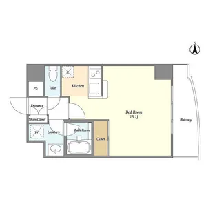 CHARMANT CLASSIC【5階】の間取り