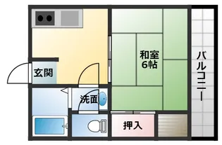 メゾン天美【3階】の間取り