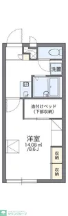 レオパレスはあと【1階】の間取り