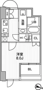 東神田テラスレジデンス【9階】の間取り