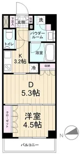 デュオステージ武蔵小金井【3階】の間取り