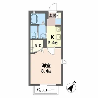 ヴィータ・中田本町【1階】の間取り