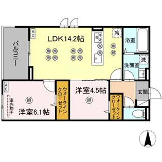 フェリックス【3階】の間取り