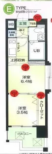 No.55 Wes PROJECT55博多【4階】の間取り