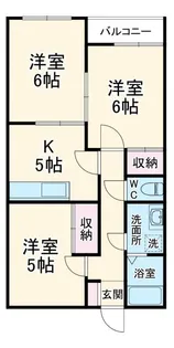いわさきガーデン【1階】の間取り