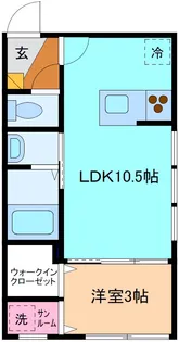 ヴァーチュオーゾ【1階】の間取り