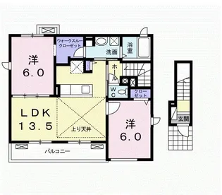 コリーヌ【2階】の間取り