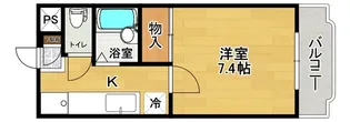 ツインE&T【2階】の間取り