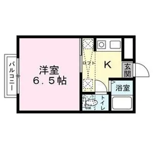レスポワール幸町【2階】の間取り