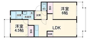 メゾン赤井【2階】の間取り
