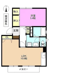 ディアスT【1階】の間取り