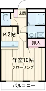 クライムドア【2階】の間取り