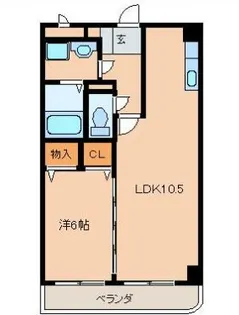 シーベル【2階】の間取り