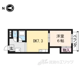 グラード吉祥院【4階】の間取り