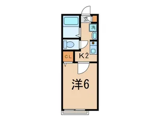 ローズハイム【1階】の間取り
