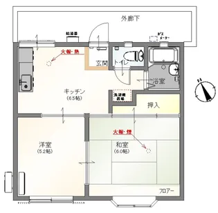 エイボンハウスII【1階】の間取り