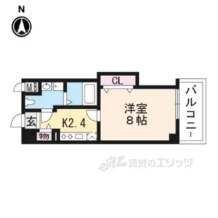 フレグランスヴィレッジ京田辺2【2階】の間取り